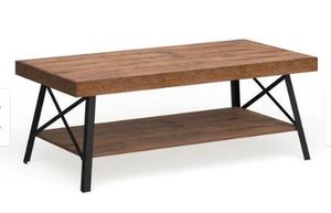 lot 4645 image: Carbon Loft Oliver Modern Rustic Wood Coffee Table Retail $167.99