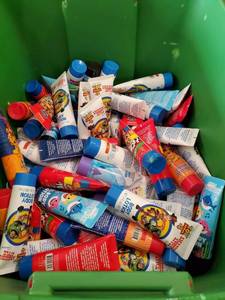 lot 9000 image: Full Tote of Kid Lotions