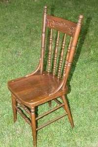 lot 1108 image: Antique Spindle Back Chair