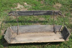 lot 1115 image: Antique Buggy Seat 40 Wide x 17 Seat Depth