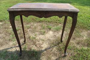 lot 1118 image: Antique Side Table 25.5 x 13 x 24 Tall