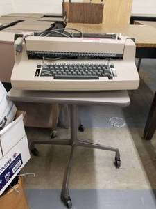 lot 243 image: IBM Type Writer With Stand