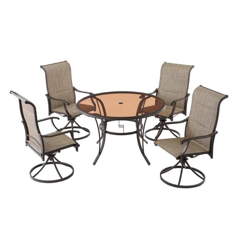 hampton bay round mesh patio umbrella brown and black Baska Outdoor Arashi Salt Inspired by the packable nature of 1800s campaign Hampton Bay Riverbrook Espresso Brown