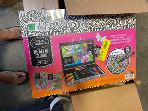 lot 10581 image: Cra-Z-Art Timeless Creations The Art of Coloring, Coloring Studio with Case (Dare to Fly)
