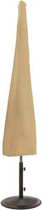 lot 10608 image: Classic Accessories 58902 Terrazzo Water-Resistant 11 Foot Patio Umbrella Cover,Sand