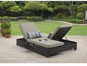 lot 10541 image: Better Homes and Gardens Avila Beach Double Lounger  Sofa