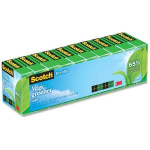 lot 10577 image: Scotch Magic Greener Tape, 34 x 900, 10 BoxesPack (CASE OF TAPE)
