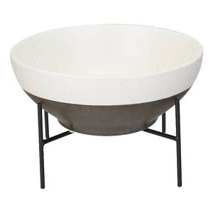 lot 10582 image: Better Homes & Gardens 10 Lantana Bowl with Stand in WhitePewter