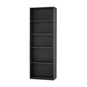 lot 10539 image: Mainstays Mainstays 71 5 Shelf Bookcase, Black 5 Shelf Bookcase, Black