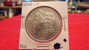 lot 6879 image: 1880-O  Morgan Silver Dollar  AU