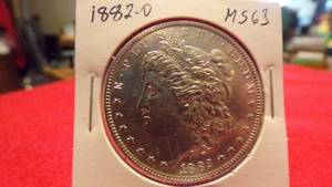 lot 6883 image: 1882-O MORGAN DOLLAR - MS63