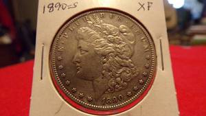 lot 6897 image: 1890-S MORGAN DOLLAR XF