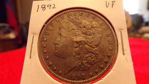 lot 6901 image: 1892  MORGAN SILVER DOLLAR - VF