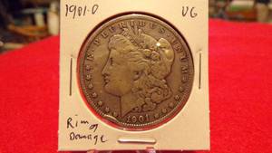 lot 6909 image: 1901-O MORGAN SILVER DOLLAR - VG