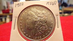 lot 6911 image: 1902 MORGAN DOLLAR MS60