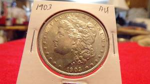 lot 6913 image: 1903 MORGAN SILVER DOLLAR - AU