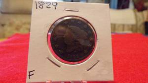 lot 6935 image: 1829 LARGE CENT F