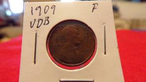 lot 6941 image: 1909 VDB LINCOLN CENT  F