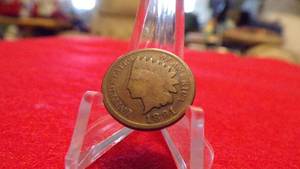 lot 6968 image: 4-INDIAN HEAD CENTS 1896, 1895,1899, 1891
