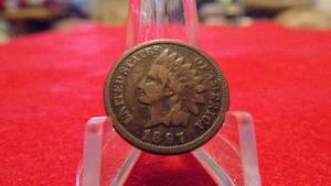 lot 6971 image: 4-INDIAN HEAD CENTS  1897, 1895, 1899, 1897
