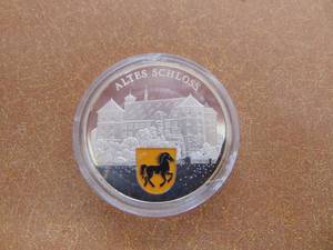 lot 1079 image: 1oz Silver Coin - German Army Base 