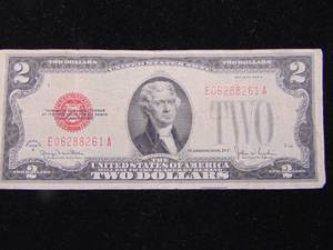 lot 1123 image: 1928 Series G $2 Bill