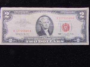 lot 1125 image: 1953 Series $2 Bill