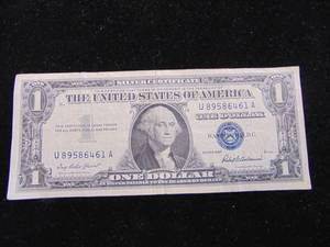 lot 1126 image: 1957 Series $1 Silver Certificate