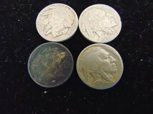 lot 1138 image: Buffalo Nickels - 4 - 1929 -