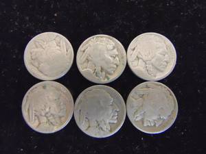 lot 1143 image: Buffalo Nickels - 6 -