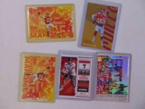 lot 1174 image: 5 - Patrick Mahomes Football Cards