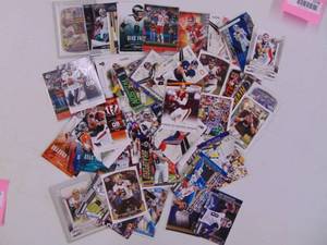 lot 1175 image: 65 NFL QB Football cards with Brees, Newton, Rodgers, Romo