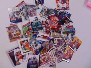 lot 1177 image: 65 NFL WRTE Football cards with Gronk, Brayant, Beckman, Kelse