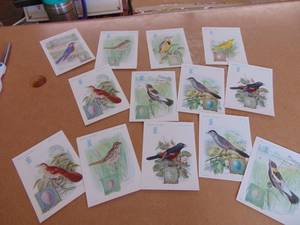 lot 1186 image: 13 - Singer Sewing Machine Song Bird Cards Circa 19261929