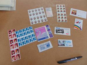 lot 1189 image: Approx $48 Face Value Unused Collectible Stamps