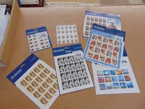 lot 1190 image: Approx $48 Face Value Unused Collectible Stamps