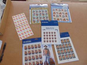 lot 1193 image: Approx $48 Face Value Unused Collectible Stamps