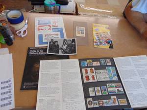 lot 1195 image: Miscellaneous Cancelled Stamps1st flight Cover Stamp Miscellaneous stamp collecting items