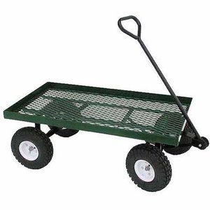 lot 5036 image: Millside Industries 20x38WFF 20 x 38 Metal Deck Wagon