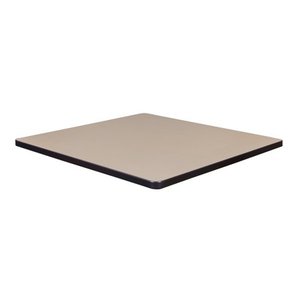 lot 5046 image: 30 Square Laminate Table Top- Beige Grey