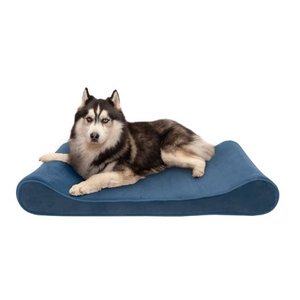 lot 5057 image: FurHaven Pet Dog Bed Cooling Gel Memory Foam Orthopedic