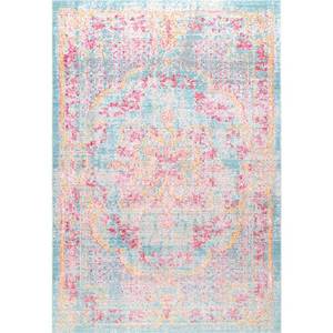 lot 5081 image: nuLOOM Obryan Vintage Area Rug, 4 3 x 6 6, Light Grey