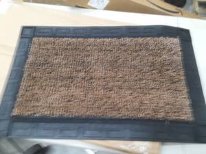 lot 5092 image: CLEAN MACHINE 10376630 GrassWorx Astroturf Dirt Trapper Doormat, 22.5 x 35.5, Omega Sandbar, 22.5x35.5
