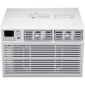 lot 5143 image: Whirlpool Energy Star 18,000 BTU 230V Window-Mounted Air Conditioner with Remote Control, White