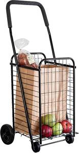 lot 5064 image: Honey-Can-Do RA49035 CRT-01511 4-Wheel Utility Cart, Medium, Multicolor