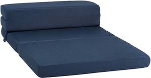 lot 5072 image: AmazonBasics Trifold Mattress, Twin XL, Navy