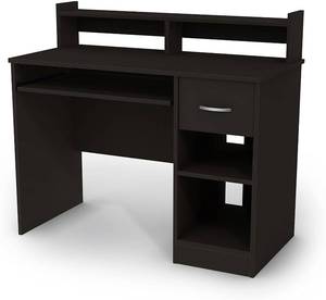 lot 5111 image: South Shore Axess Desk with Keyboard Tray, Black