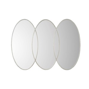 lot 5152 image: Eclipse Decor Mirror in Antique Silver by Madison Park Signature