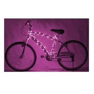 lot 5167 image: Brightz CosmicBrightz LED Bicycle Frame Light, Pink