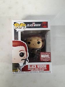 lot 5180 image: Funko Marvel Collector Corps Exclusive Black Widow